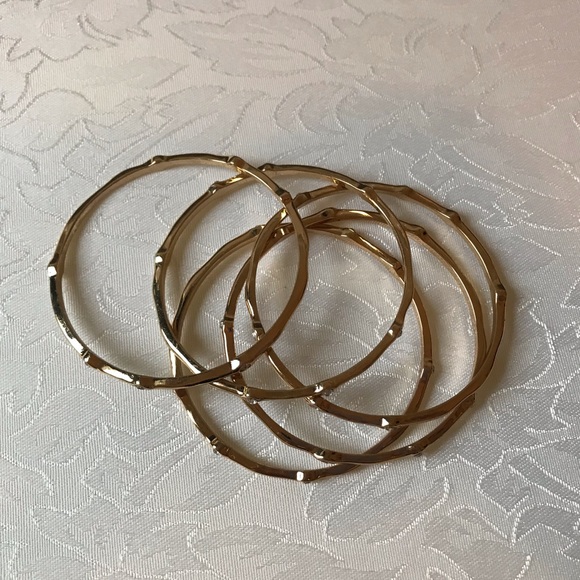 Gold bangle bracelets - Picture 3 of 3